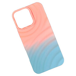 Чехол (накладка) Apple iPhone 12 Pro Max, Wave Color, Ocean Sky, Персиковый