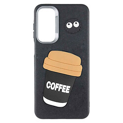 Чехол (накладка) Samsung Galaxy A26 5G, Epik Leather Toys, Coffee, Черный