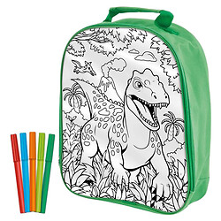 Рюкзак-раскраска с фломастерами "Dinosaur Expedition", Moxy