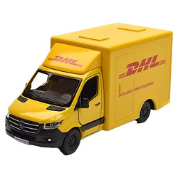 Модель легкова "MERCEDES-BENZ Sprinter, DHL Edition 5ʼʼ, метал, інерц., відкр. дв., Kinsmart