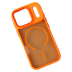Чохол (накладка) Apple iPhone 17 Pro Max, Matte Corrugated Camera Thin, MagSafe, Помаранчевий