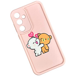 Чохол (накладка) Samsung Galaxy S24 / Galaxy S25, Shock Sides Resistant, Milk & Mocha Bear, Малюнок