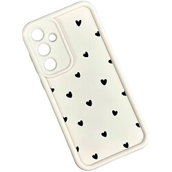 Чехол (накладка) Xiaomi Redmi Note 13R, Shock Sides Resistant, Black Hearts, Рисунок