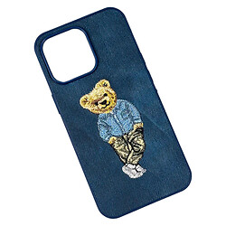 Чохол (накладка) Samsung Galaxy S26 Ultra, Teddy Bear Embroidered, Синій