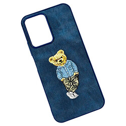 Чехол (накладка) Xiaomi Redmi 15A 5G, Teddy Bear Embroidered, Синий