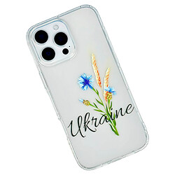 Чохол (накладка) Apple iPhone 15 Pro Max, Transparent Print Mix, Wheat, Прозорий