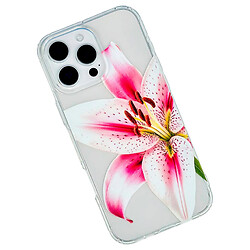 Чохол (накладка) Apple iPhone 15 Pro Max, Transparent Print Mix, Lily, Прозорий