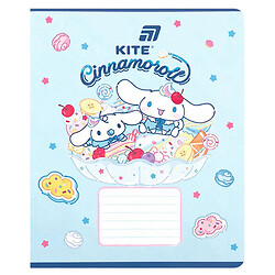 Тетрадь школьная клетка серия "Cinnamoroll", 18 листов, Kite