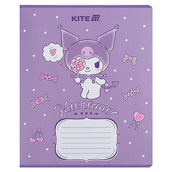 Тетрадь школьная линия KITE серия "Kuromi", 12 листов, Kite