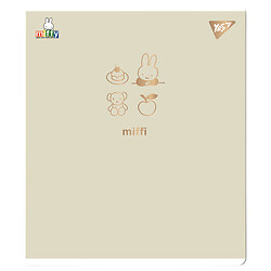 Зошит шкільний лінія серія "Gold Miffy", 12 аркушів, Yes