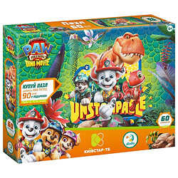 Пазли дитячі картонні "Paw Patrol Dino", в асортименті, 60 елементів, Dodo