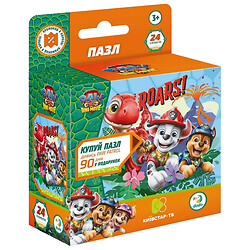 Пазли дитячі картонні "Paw Patrol", в асортименті, 24 елемента, Dodo