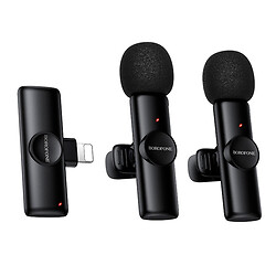 Микрофон петличный Borofone BFK16A Winner, Черный
