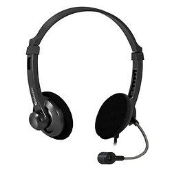 Наушники Defender Aura 104, С микрофоном, Черный