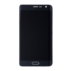 Дисплей (экран) Samsung N915F Galaxy Note Edge, С сенсорным стеклом, Черный