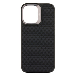Чехол (накладка) Apple iPhone 17, Kajsa Pyramid Pattern, MagSafe, Черный