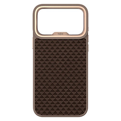 Чехол (накладка) Apple iPhone 17 Pro Max, Kajsa Pyramid Pattern, MagSafe, Desert Gold O-Ring, Золотой