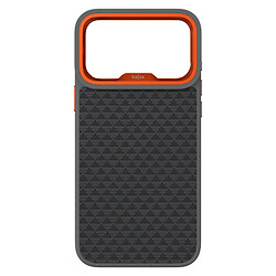 Чехол (накладка) Apple iPhone 17 Pro Max, Kajsa Pyramid Pattern, MagSafe, Mix O-Ring, Серый