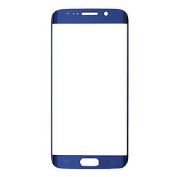 Скло Samsung G925 Galaxy S6 Edge / G925F Galaxy S6 Edge, Синій