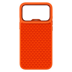 Чехол (накладка) Apple iPhone 17 Pro Max, Kajsa Pyramid Pattern, MagSafe, Orange Plus O-Ring, Оранжевый