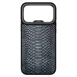 Чехол (накладка) Apple iPhone 17 Pro, Kajsa Snake Pattern, MagSafe, Black O-Ring, Черный