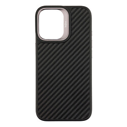 Чехол (накладка) Apple iPhone 17, Kajsa Straw Mat Pattern, MagSafe, Черный