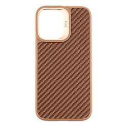 Чехол (накладка) Apple iPhone 17, Kajsa Straw Mat Pattern, MagSafe, Desert Gold, Золотой