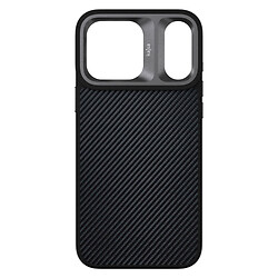 Чехол (накладка) Apple iPhone 17 Pro Max, Kajsa Straw Mat Pattern, MagSafe, Black B-Ring, Черный