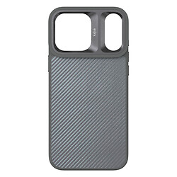 Чехол (накладка) Apple iPhone 17 Pro Max, Kajsa Straw Mat Pattern, MagSafe, Grey B-Ring, Серый
