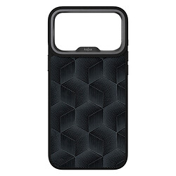 Чехол (накладка) Apple iPhone 17 Pro, Kajsa 3D Cube Pattern, MagSafe, Black O-Ring, Черный