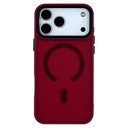 Чехол (накладка) Apple iPhone 17 Pro Max, Color Matte, MagSafe, Бордовый