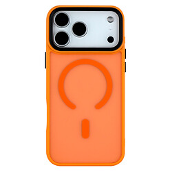 Чехол (накладка) Apple iPhone 17 Pro Max, Color Matte, MagSafe, Оранжевый