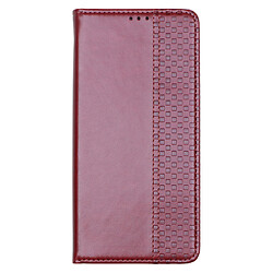 Чехол (книжка) Xiaomi Redmi Note 14, Chess Skin, Бордовый