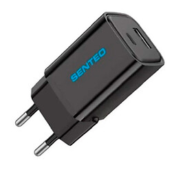 СЗУ SENTEO S-03C, С кабелем, Type-C, Черный