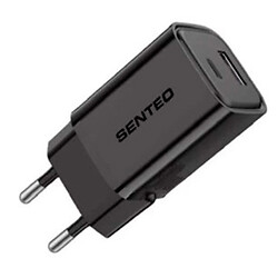 СЗУ SENTEO S-04C, С кабелем, Type-C, Черный