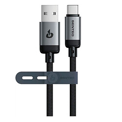 USB кабель SENTEO SM-06, Type-C, 1.0 м., Черный