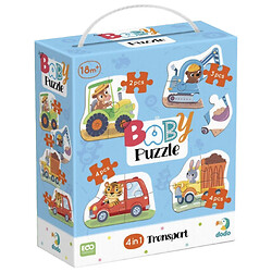 Пазл 4 в 1 Baby puzzle. Транспорт, Dodo