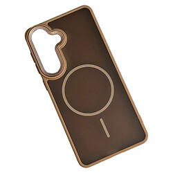 Чохол (накладка) Samsung Galaxy S25 Ultra, Matte Corrugated Camera Thin, MagSafe, Коричневий