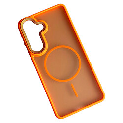 Чохол (накладка) Samsung Galaxy S26 Edge / Galaxy S26 Plus, Matte Corrugated Camera Thin, MagSafe, Помаранчевий