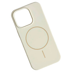 Чохол (накладка) Apple iPhone 14 Pro, Air Beats, MagSafe, Ванільний