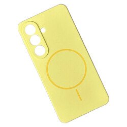 Чохол (накладка) Samsung Galaxy S24 / Galaxy S25, Air Beats, MagSafe, Лимонний