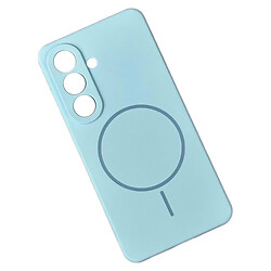 Чохол (накладка) Samsung Galaxy S24 / Galaxy S25, Air Beats, MagSafe, Soft Blue, Блакитний