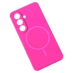 Чохол (накладка) Samsung Galaxy S26/Galaxy S26 Pro, Air Beats, MagSafe, Dark Pink, Рожевий