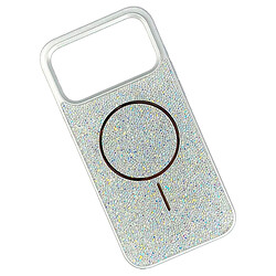 Чохол (накладка) Apple iPhone 17 Pro, Swarovski Diamonds, MagSafe, Light Silver, Срібний