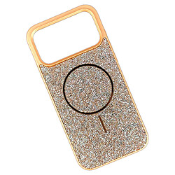 Чехол (накладка) Apple iPhone 17 Pro, Swarovski Diamonds, MagSafe, Оранжевый