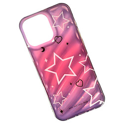 Чохол (накладка) Apple iPhone 14, Pink Stars, Wave Dream, Малюнок