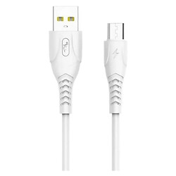 Кабель SkyDolphin S08V, MicroUSB, 1.0 м., Білий