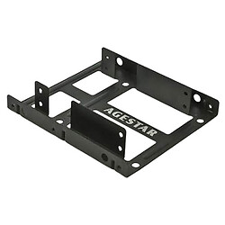 Крепление для установки 2.5" в 3.5" AgeStar 2T 3S-I, Черный