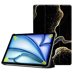 Чехол (книжка) Apple iPad Air 11 2026, BeCover Smart, Black Abstraction, Черный