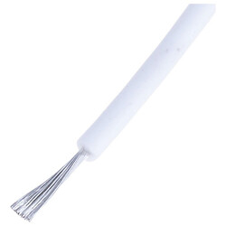 Провод силиконовый 24AWG, Белый